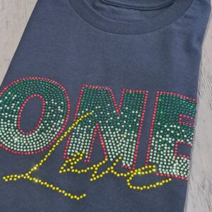 100% yardie rhinestone tshirt (copy)