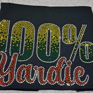 100% Yardie rhinestone