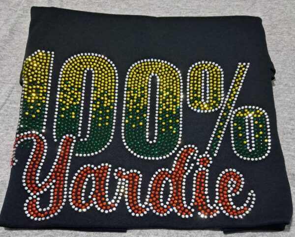 100% Yardie rhinestone