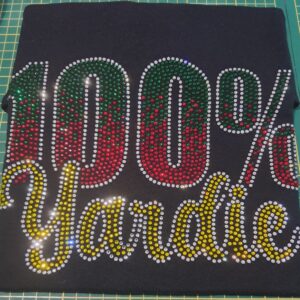 100% jamaican rhinestone