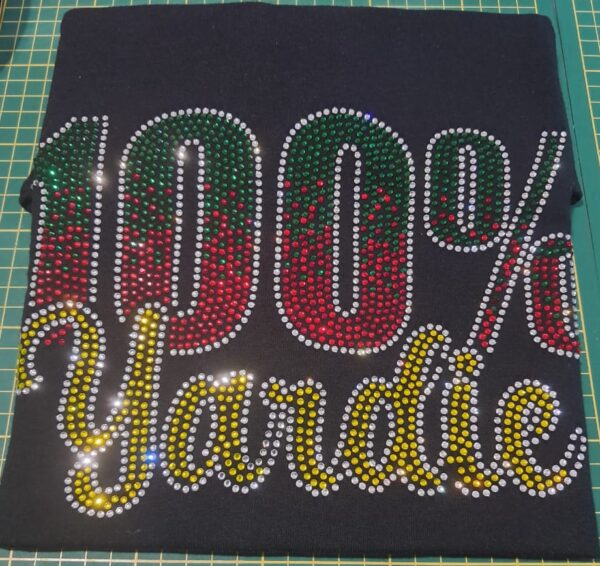 100% jamaican rhinestone